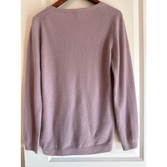 Talbots Wool Cardigan Sweater Light Purple with Cute Buttons and Pockets. - Picture 6 of 6
